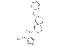 2-benzyl-8-[(3-ethyl-1H-pyrazol-4-yl)carbonyl]-2,8-diazaspiro[5.5]undecane