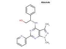 (2S)-2-{[1,3-dimethyl-6-(2-pyridinyl)-1H-pyrazolo[3,4-d]pyrimidin-4-yl]amino}-2-phenylethanol