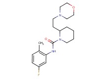 N-(5-fluoro-2-methylphenyl)-2-[2-(4-morpholinyl)ethyl]-1-piperidinecarboxamide