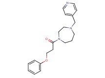 1-(3-phenoxypropanoyl)-4-(4-pyridinylmethyl)-1,4-diazepane
