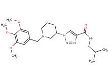 N-isobutyl-1-[1-(3,4,5-trimethoxybenzyl)-3-piperidinyl]-1H-1,2,3-triazole-4-carboxamide