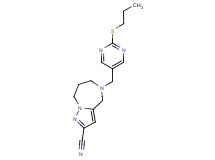 5-{[2-(propylthio)pyrimidin-5-yl]methyl}-5,6,7,8-tetrahydro-4H-pyrazolo[1,5-a][1,4]diazepine-2-carbonitrile
