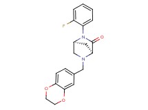 (1S*,4S*)-5-(2,3-dihydro-1,4-benzodioxin-6-ylmethyl)-2-(2-fluorophenyl)-2,5-diazabicyclo[2.2.1]heptan-3-one