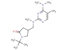 1-tert-butyl-4-{[[4-(dimethylamino)-5-methylpyrimidin-2-yl](methyl)amino]methyl}pyrrolidin-2-one