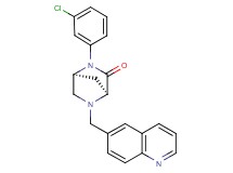 (1S*,4S*)-2-(3-chlorophenyl)-5-(6-quinolinylmethyl)-2,5-diazabicyclo[2.2.1]heptan-3-one