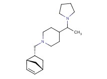 1-[(1R*,2R*,4R*)-bicyclo[2.2.1]hept-5-en-2-ylmethyl]-4-[1-(1-pyrrolidinyl)ethyl]piperidine