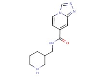 N-(piperidin-3-ylmethyl)[1,2,4]triazolo[4,3-a]pyridine-7-carboxamide
