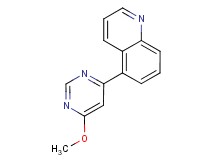 5-(6-methoxy-4-pyrimidinyl)quinoline