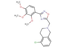 5-chloro-2-{[3-(2,3,4-trimethoxyphenyl)-1,2,4-oxadiazol-5-yl]methyl}-1,2,3,4-tetrahydroisoquinoline