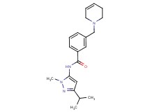 3-(3,6-dihydropyridin-1(2H)-ylmethyl)-N-(3-isopropyl-1-methyl-1H-pyrazol-5-yl)benzamide