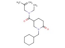 1-(cyclohexylmethyl)-N-ethyl-N-(2-methyl-2-propen-1-yl)-6-oxo-3-piperidinecarboxamide