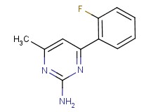 4-(2-fluorophenyl)-6-methyl-2-pyrimidinamine