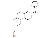 (4aS*,8aR*)-1-(4-hydroxybutyl)-6-(2-thienylcarbonyl)octahydro-1,6-naphthyridin-2(1H)-one