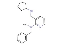 N-benzyl-3-[(cyclopentylamino)methyl]-N-methyl-2-pyridinamine