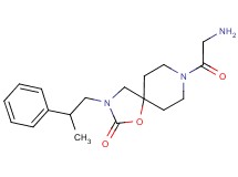 8-glycyl-3-(2-phenylpropyl)-1-oxa-3,8-diazaspiro[4.5]decan-2-one hydrochloride