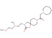 8-(azepan-1-ylacetyl)-3-{2-[(2-methoxyethyl)(methyl)amino]ethyl}-1-oxa-3,8-diazaspiro[4.5]decan-2-one