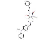 1-methyl-8-{4-[methyl(phenyl)amino]benzyl}-3-(2-phenylethyl)-1,3,8-triazaspiro[4.5]decane-2,4-dione
