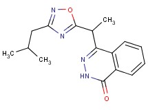4-[1-(3-isobutyl-1,2,4-oxadiazol-5-yl)ethyl]-1(2H)-phthalazinone