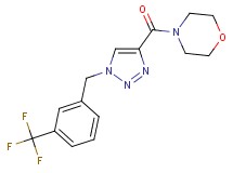 4-({1-[3-(trifluoromethyl)benzyl]-1H-1,2,3-triazol-4-yl}carbonyl)morpholine