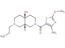 (4aS*,8aS*)-2-[(2-methoxy-4-methyl-1,3-thiazol-5-yl)carbonyl]-7-propyloctahydro-2,7-naphthyridin-4a(2H)-ol