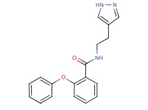 2-phenoxy-N-[2-(1H-pyrazol-4-yl)ethyl]benzamide