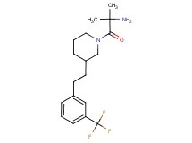 [1,1-dimethyl-2-oxo-2-(3-{2-[3-(trifluoromethyl)phenyl]ethyl}-1-piperidinyl)ethyl]amine hydrochloride