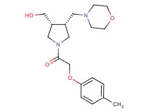 [(3R*,4R*)-1-[(4-methylphenoxy)acetyl]-4-(4-morpholinylmethyl)-3-pyrrolidinyl]methanol