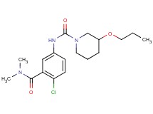 N-{4-chloro-3-[(dimethylamino)carbonyl]phenyl}-3-propoxypiperidine-1-carboxamide