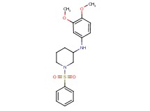 N-(3,4-dimethoxyphenyl)-1-(phenylsulfonyl)-3-piperidinamine