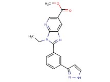 methyl 3-ethyl-2-[3-(1H-pyrazol-3-yl)phenyl]-3H-imidazo[4,5-b]pyridine-6-carboxylate