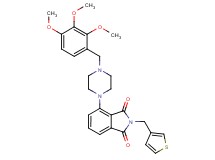 2-(3-thienylmethyl)-4-[4-(2,3,4-trimethoxybenzyl)-1-piperazinyl]-1H-isoindole-1,3(2H)-dione