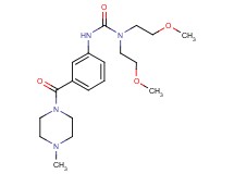 N,N-bis(2-methoxyethyl)-N'-{3-[(4-methylpiperazin-1-yl)carbonyl]phenyl}urea