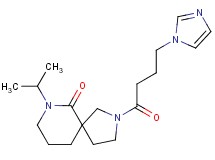 2-[4-(1H-imidazol-1-yl)butanoyl]-7-isopropyl-2,7-diazaspiro[4.5]decan-6-one