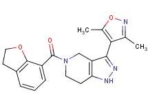 5-(2,3-dihydro-1-benzofuran-7-ylcarbonyl)-3-(3,5-dimethylisoxazol-4-yl)-4,5,6,7-tetrahydro-1H-pyrazolo[4,3-c]pyridine