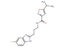 N-[3-(5-fluoro-1H-benzimidazol-2-yl)propyl]-5-isopropyl-3-isoxazolecarboxamide