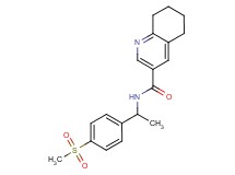 N-{1-[4-(methylsulfonyl)phenyl]ethyl}-5,6,7,8-tetrahydroquinoline-3-carboxamide