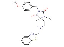 8-(1,3-benzothiazol-2-ylmethyl)-3-(4-methoxybenzyl)-1-methyl-1,3,8-triazaspiro[4.5]decane-2,4-dione