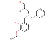 2-{[benzyl(3-hydroxy-2-methylpropyl)amino]methyl}-6-ethoxyphenol