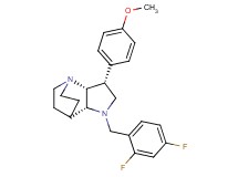 (3R*,3aR*,7aR*)-1-(2,4-difluorobenzyl)-3-(4-methoxyphenyl)octahydro-4,7-ethanopyrrolo[3,2-b]pyridine