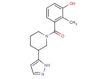 2-methyl-3-{[3-(1H-pyrazol-5-yl)piperidin-1-yl]carbonyl}phenol