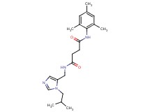 N-[(1-isobutyl-1H-imidazol-5-yl)methyl]-N'-mesitylsuccinamide