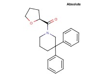 3,3-diphenyl-1-[(2S)-tetrahydrofuran-2-ylcarbonyl]piperidine