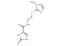N-{2-[(1-methyl-1H-imidazol-2-yl)thio]ethyl}-2-oxo-2,3-dihydro-1H-imidazole-4-carboxamide