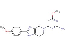 4-methoxy-6-[2-(4-methoxyphenyl)-1,4,6,7-tetrahydro-5H-imidazo[4,5-c]pyridin-5-yl]pyrimidin-2-amine