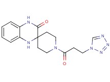 1-[3-(1H-tetrazol-1-yl)propanoyl]-1',4'-dihydro-3'H-spiro[piperidine-4,2'-quinoxalin]-3'-one