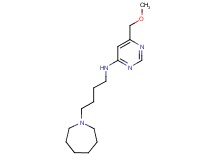 N-(4-azepan-1-ylbutyl)-6-(methoxymethyl)pyrimidin-4-amine