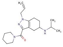 1-allyl-N-isopropyl-3-(1-piperidinylcarbonyl)-4,5,6,7-tetrahydro-1H-indazol-5-amine
