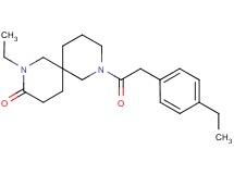2-ethyl-8-[(4-ethylphenyl)acetyl]-2,8-diazaspiro[5.5]undecan-3-one
