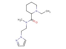 1-ethyl-N-methyl-N-[2-(1H-pyrazol-1-yl)ethyl]piperidine-2-carboxamide
