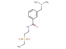 3-[(dimethylamino)methyl]-N-[2-(ethylsulfonyl)ethyl]benzamide